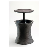 Okrúhly záhradný stolík so zásobníkom na ľad 49.5x49.5 cm Cool – Keter
