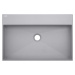 DEANTE - Correo šedá metalic - Granitové umývadlo, na dosku - 60x40 cm CQR_SU6S