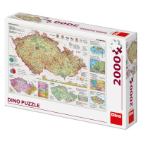 Dino MAPY ČESKEJ REPUBLIKY 2000 Puzzle