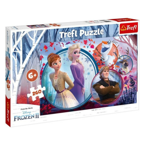 Trefl Puzzle Sesterské dobrodružstvo Frozen 2 260 dielikov