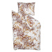 Bavlnené obliečky Čestmír hnedý Rozmer obliečky: 2 ks 70x90 cm | 200x220 cm