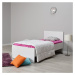 Biela jednolôžková posteľ 90x190 cm KRY – Kalune Design