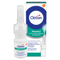 Otrivin Menthol 0,1% nosový sprej na upchatý nos 10 ml