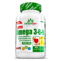 GREENDAY Super omega 3-6-9 90 kapsúl