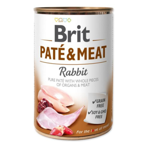 Konzerva Brit Paté & Meat králik 400g