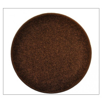 Eton hnedý koberec gulatý - 120 cm