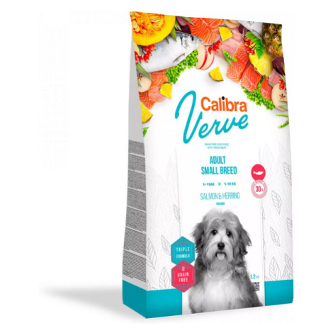 Calibra Dog Verve GF Adult Small Salmon & Herring 1,2kg