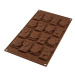 Silikónová forma na čokoládu zvieratká winter - Silikomart