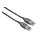 Hama 39664 USB Connecting Cable, A-plug - A-plug, 1.8 m, grey