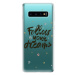 Odolné silikónové puzdro iSaprio - Follow Your Dreams - black - Samsung Galaxy S10