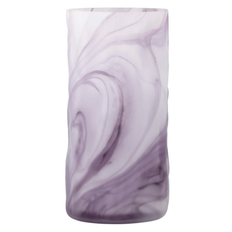 Fialová sklenená ručne vyrobená váza (výška 24,5 cm) Moore – Bloomingville