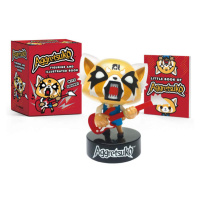 Running Press Aggretsuko Figurine and Illustrated Book With Sound Miniature Editions