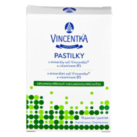 VINCENTKA Pastilky bylinné 18 ks