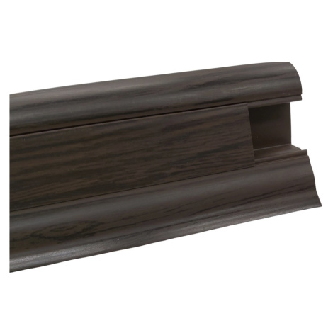 DOPRODEJ: Soklová podlahová lišta SLK50 W476 Wenge, 2500x50x25 mm, hnědá, Döllken