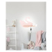 Bielo-ružové detské svietidlo Swan - Candellux Lighting