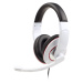 Sluchátka s mik Gembird MHS-001 Gaming glossy white