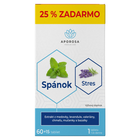 APOROSA Premium Spánok a Stres 75 tabliet