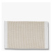 Bielo-béžová textilná kúpeľňová predložka 50x80 cm Grid – Mette Ditmer Denmark