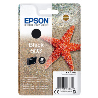EPSON ORIGINAL INK C13T03U14010, 603, BLACK, 3.4ML, EPSON EXPRESSION HOME XP-2100, 2105,3105 WF-