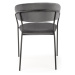 HALMAR K426 jedálenská stolička sivá / čierna