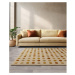 Žltý ručne tkaný vlnený koberec 160x230 cm Dotty – Asiatic Carpets