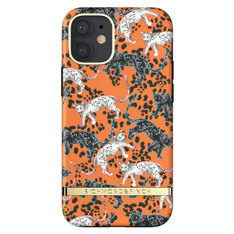 Kryt Richmond & Finch Orange Leopard for iPhone 12  Mini Orange (42984)