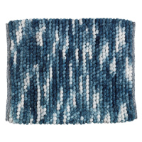 Modrá textilná kúpeľňová predložka 55x65 cm Urdu - Wenko
