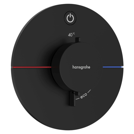 Sprchová batéria Hansgrohe ShowerSelect Comfort S bez podomietkového telesa matná čierna 1555367