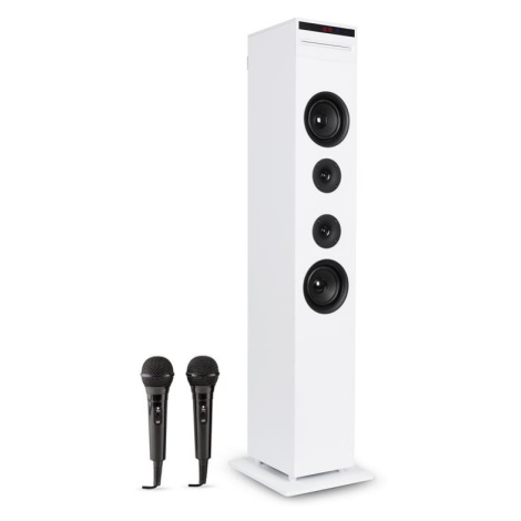 Auna Karaboom CD karaoke zariadenie, bluetooth, MP3, USB nabíjačka, mikrofón, diaľkové ovládanie