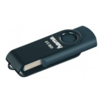 Hama 182465 USB 3.0 Flash Drive Rotate, 128 GB, 70 MB/s, petrolejová modrá