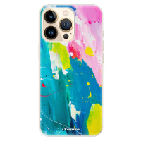 Odolné silikónové puzdro iSaprio - Abstract Paint 04 - iPhone 13 Pro Max