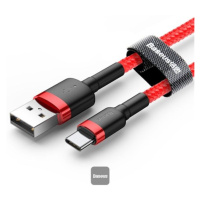 Baseus dátový kábel Cafule USB-C 2m 2A červený