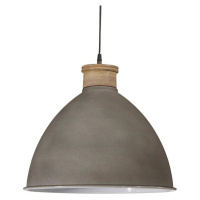 PR Home Roseville závesná lampa Ø42cm cement sivá