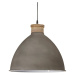 PR Home Roseville závesná lampa Ø42cm cement sivá