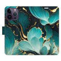 Flipové puzdro iSaprio - Blue Flowers 02 - iPhone 14 Pro Max