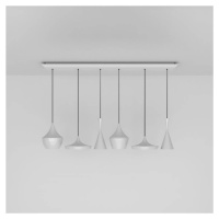 Tom Dixon Beat Range Linear závesné 6-pl. biela