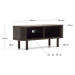 Tmavohnedý TV stolík v dekore jaseňa 120x50 cm Mailen – Kave Home