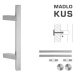 FT - MADLO kód 831Z 25x25 mm UN ks NEM - nerez matná (F60) 210 mm 25x25 mm