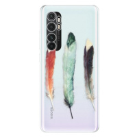 Odolné silikónové puzdro iSaprio - Three Feathers - Xiaomi Mi Note 10 Lite