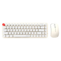 Klávesnica Wireless keyboard + mouse set MOFII Bean 2.4G (White-Beige) (6950125750134)