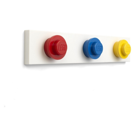 Nástenný vešiak, viac variant - LEGO Farba: červená, modrá, žlutá