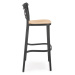 Barová stolička H111 čierna