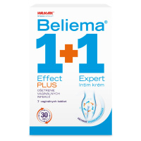 BELIEMA Effect PLUS 7 vaginálních tabliet + Expert Intim krém 30 ml