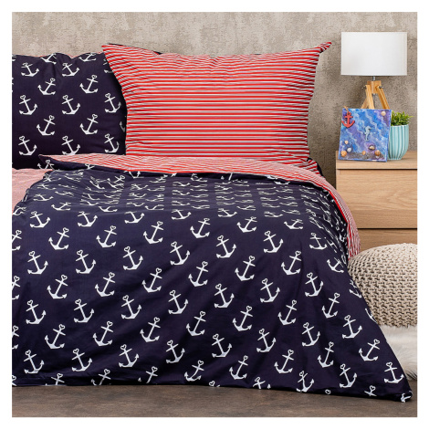 4Home Bavlnené obliečky Marine, 140 x 220 cm, 70 x 90 cm