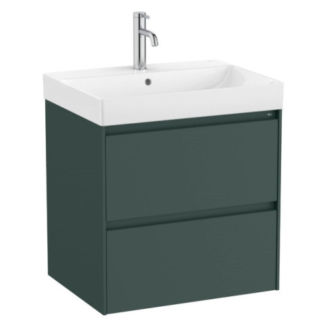 Kúpeľňová skrinka s umývadlom Roca ONA 60x64,5x46 cm zelená mat ONA602ZZM