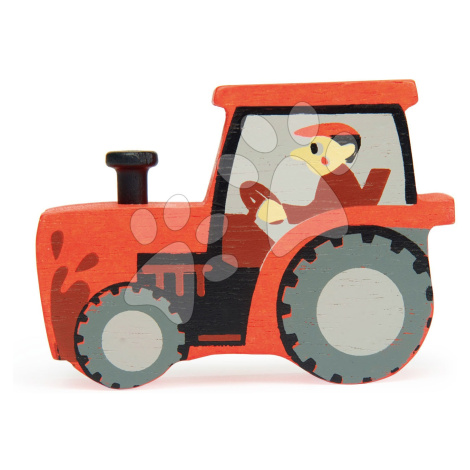 Drevený traktor Tractor Tender Leaf Toys