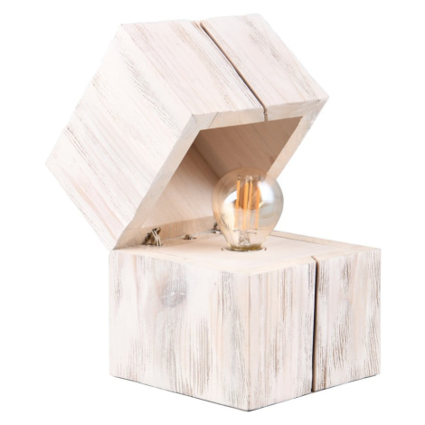 Biela stolová lampa (výška 16 cm) Treasure – Trio