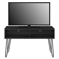 Tmavosivý TV stolík v dekore duba 107x63 cm Owen – Støraa