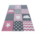 Dětský kusový koberec Kids 620 pink - 120x170 cm Ayyildiz koberce