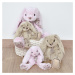 Doudou Histoire d´Ours Plyšová hračka ružový zajačik 40 cm
